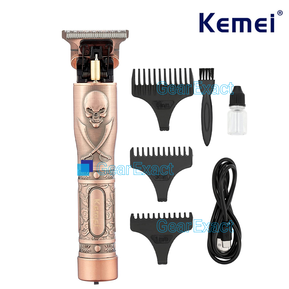 Kemei KM-9370 USB Rechargeable Hair Clipper and Beard Trimmer for Men