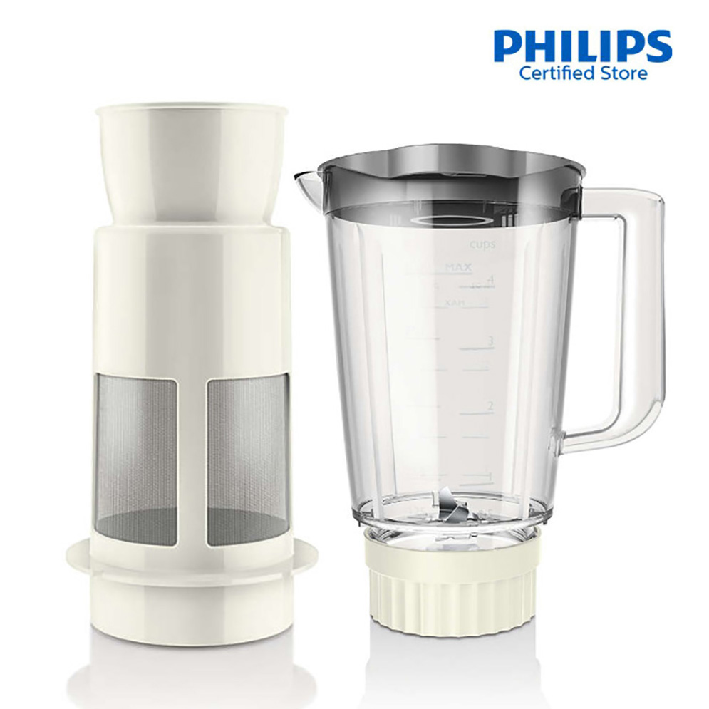 Philips HR1847/00 Juicer, Blender, Grinder, and Chopper Viva Collection