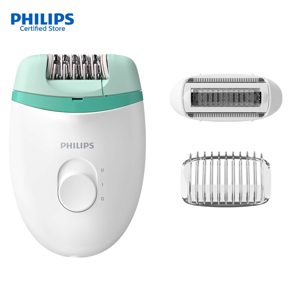 Philips BRE245/00 Satinelle Essential Corded Compact Epilator and Shaver for Women