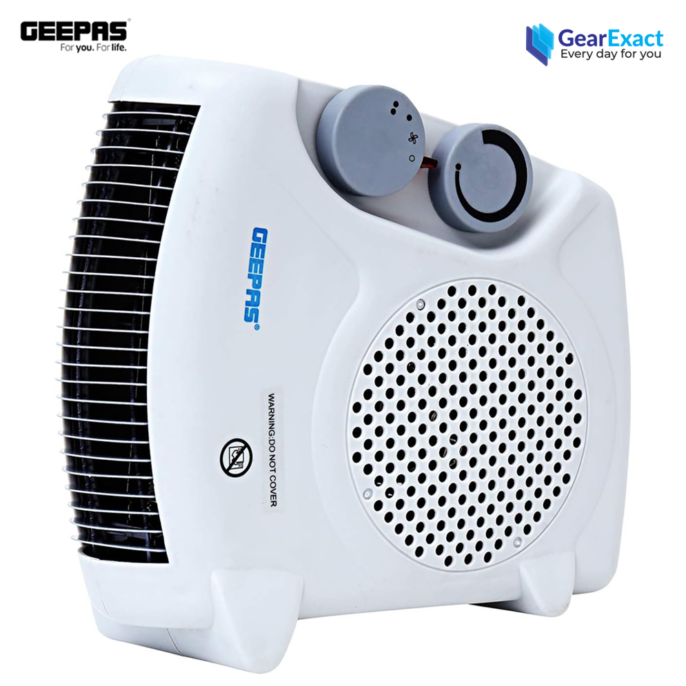 Geepas GFH9520 Adjustable Thermostat Fan Room Heater with Carry Handle