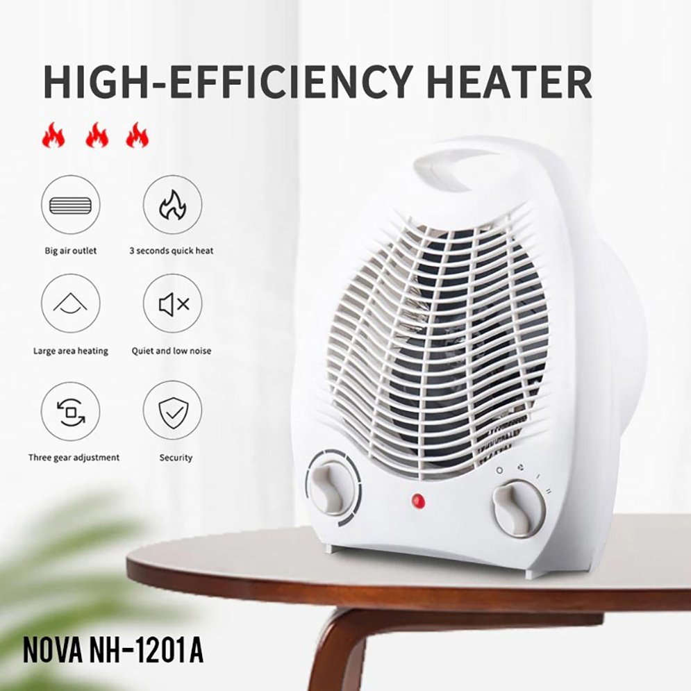 Nova NH-1201A Electric Room Heater with Cooling Mode Gear Exact