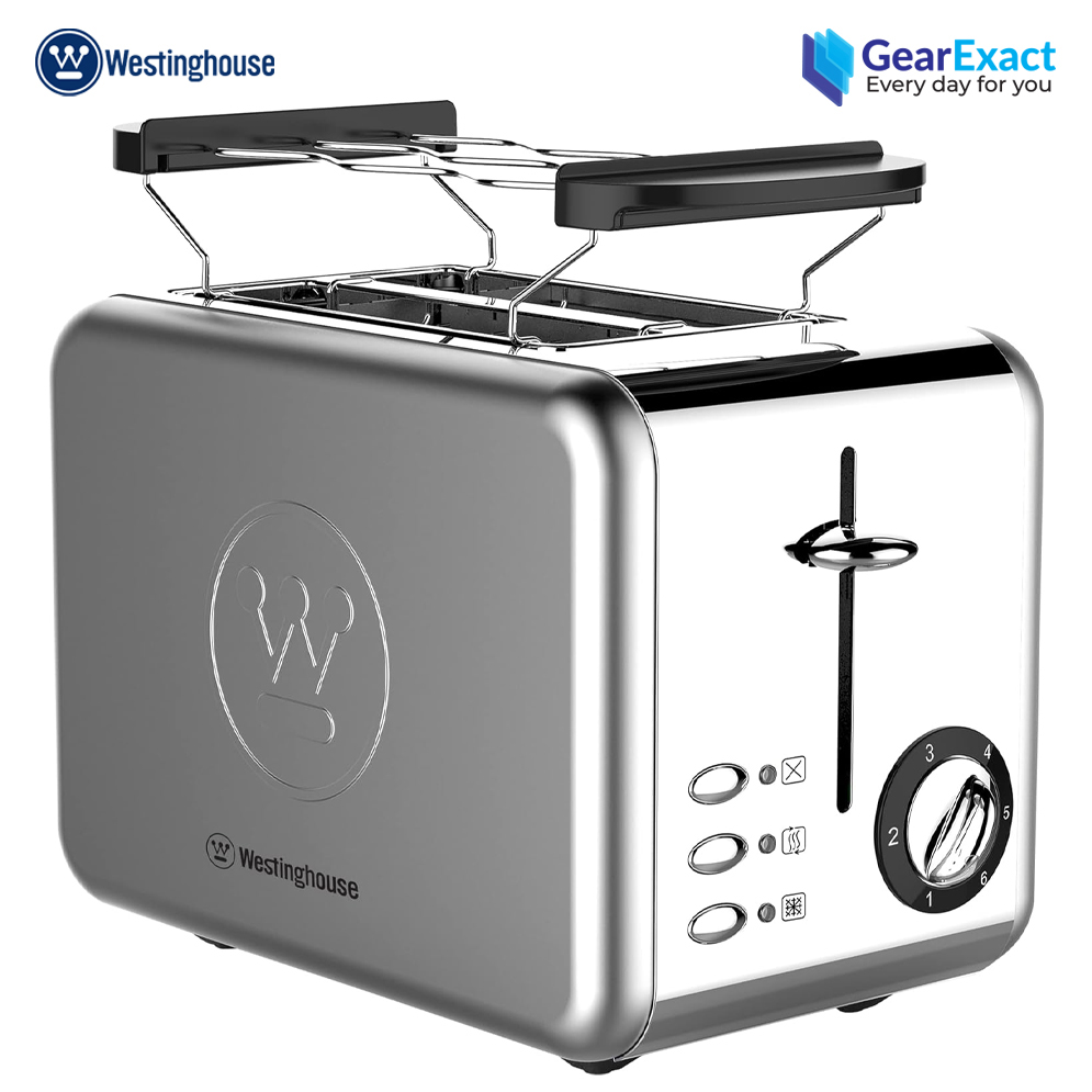 Westinghouse WKTTCB850SS Toaster 2 Slice with Removable Warming Rack