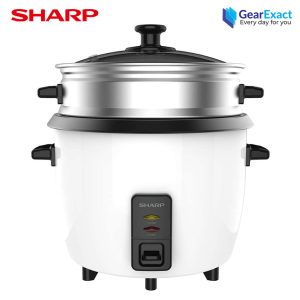 Sharp KS-H188G-W3 Rice Cooker with Food Steamer