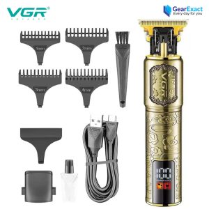 VGR V-073 Professional Hair Trimmer with LED Display