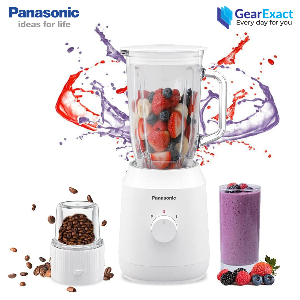 Panasonic MX-EX1081 Blender Compact with Glass Jar and Glass Mill