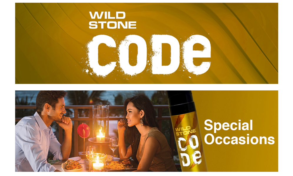 Wild Stone-Code Gold No Gas Body Perfume for Men