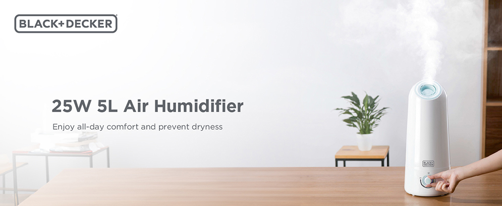 Black+Decker HM5000-B5 Digital Humidifier Ultrasonic System