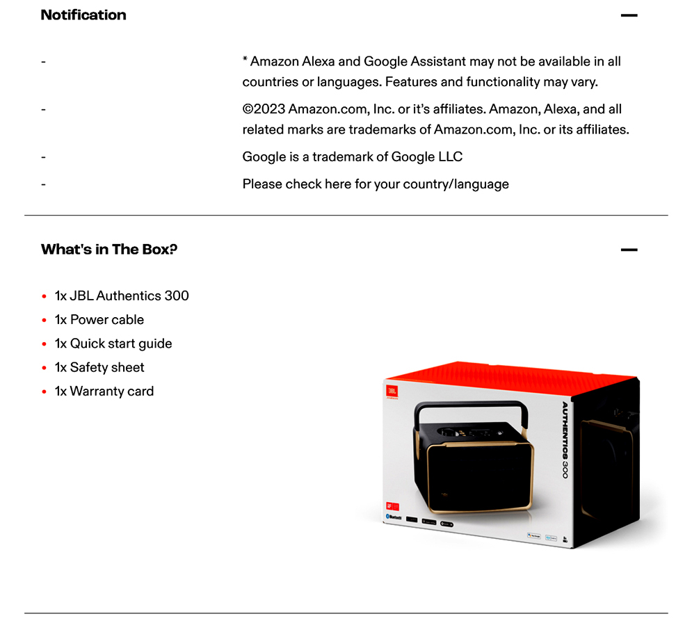 JBL Authentics 300 Wireless Smart Home Speaker