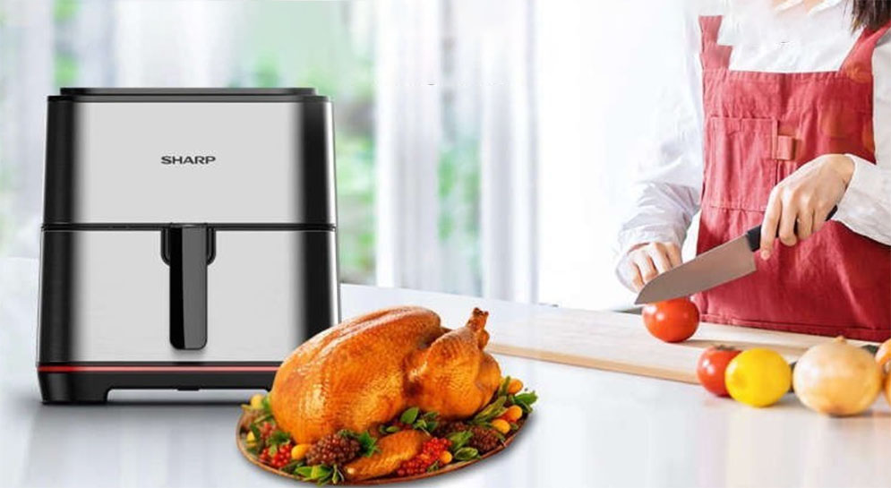 Sharp KF-AF70RT-S3 Air Fryer Auto Pot Detection