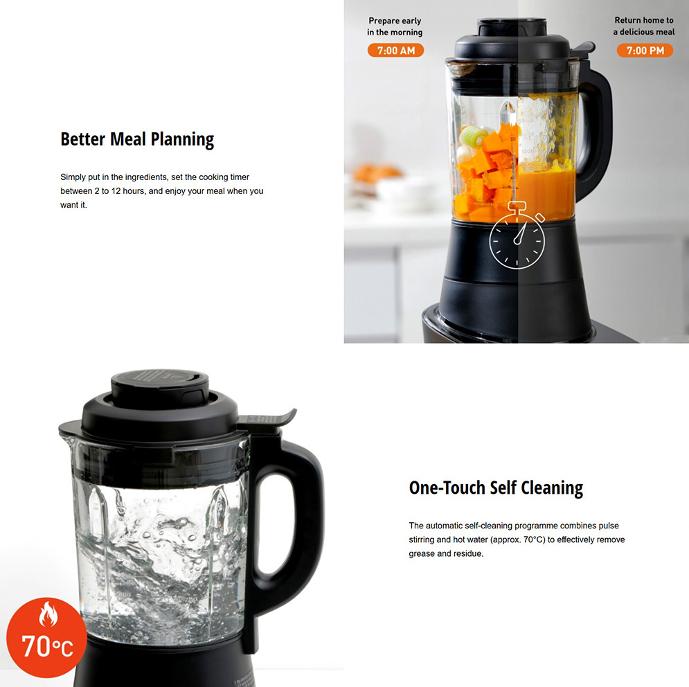 Panasonic MX-HG6401 All-in-One Cooking Blender Hot and Cold