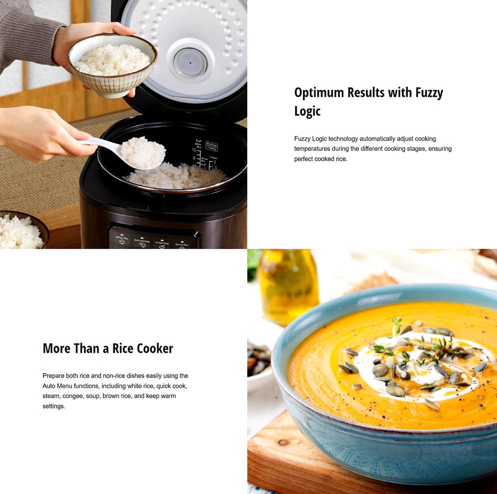 Panasonic SR-DA182 Multi Cooker Rice Cooker with 4 Auto Menus