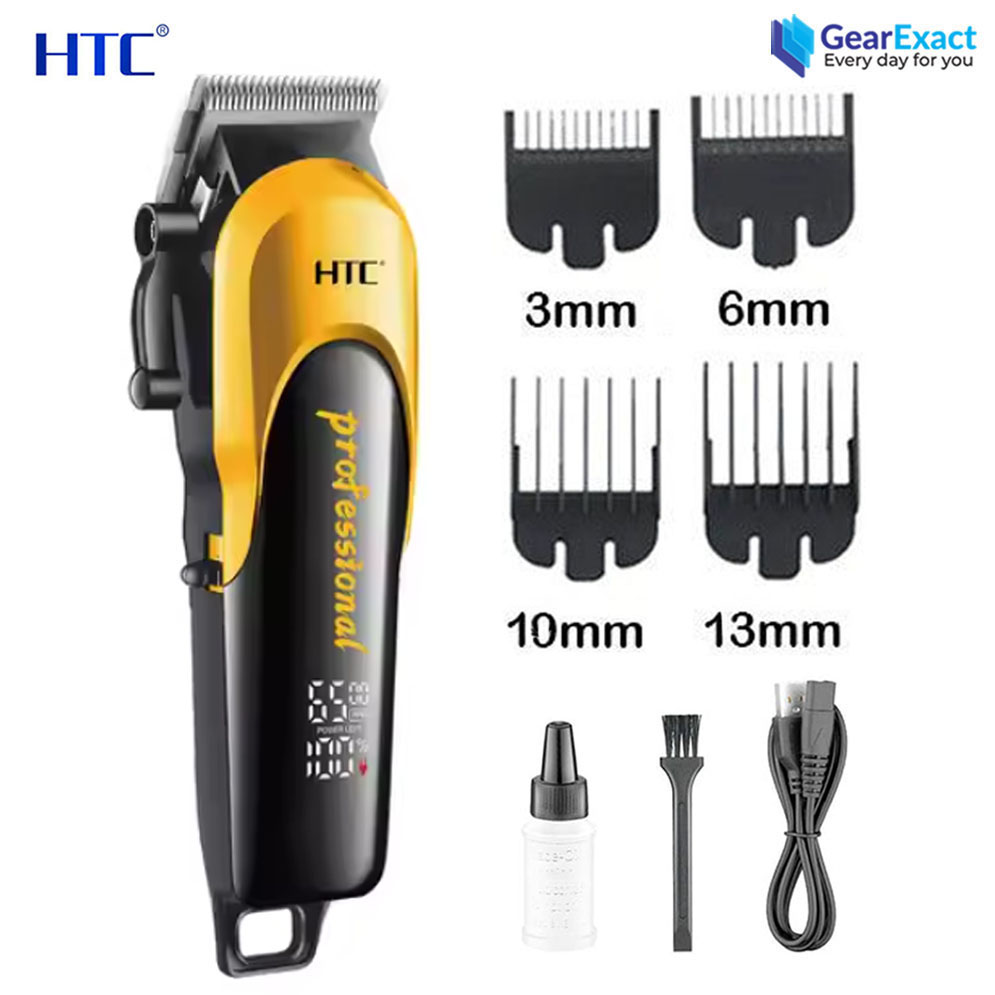 HTC CT-8082 Professional Hair Clipper and Beard Trimmer Salon Series for Men