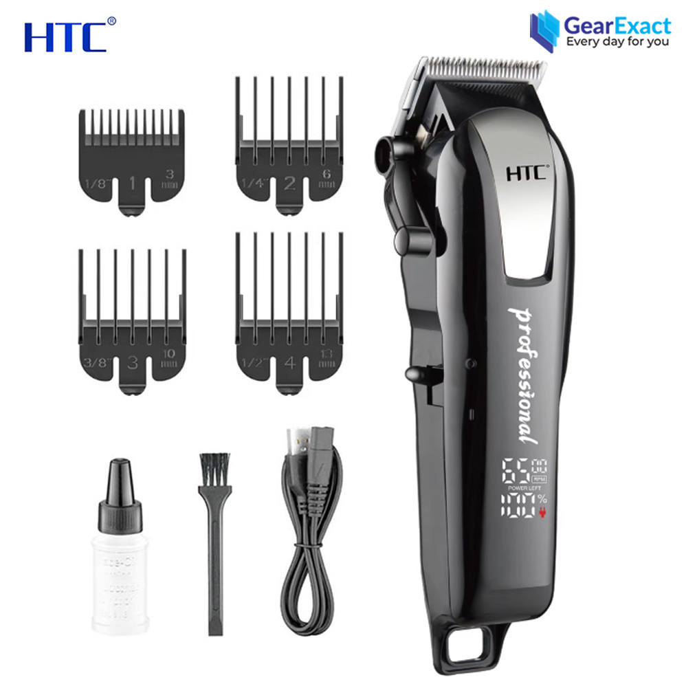 HTC CT-8083 Professional Hair Clipper and Beard Trimmer Salon Series for Men