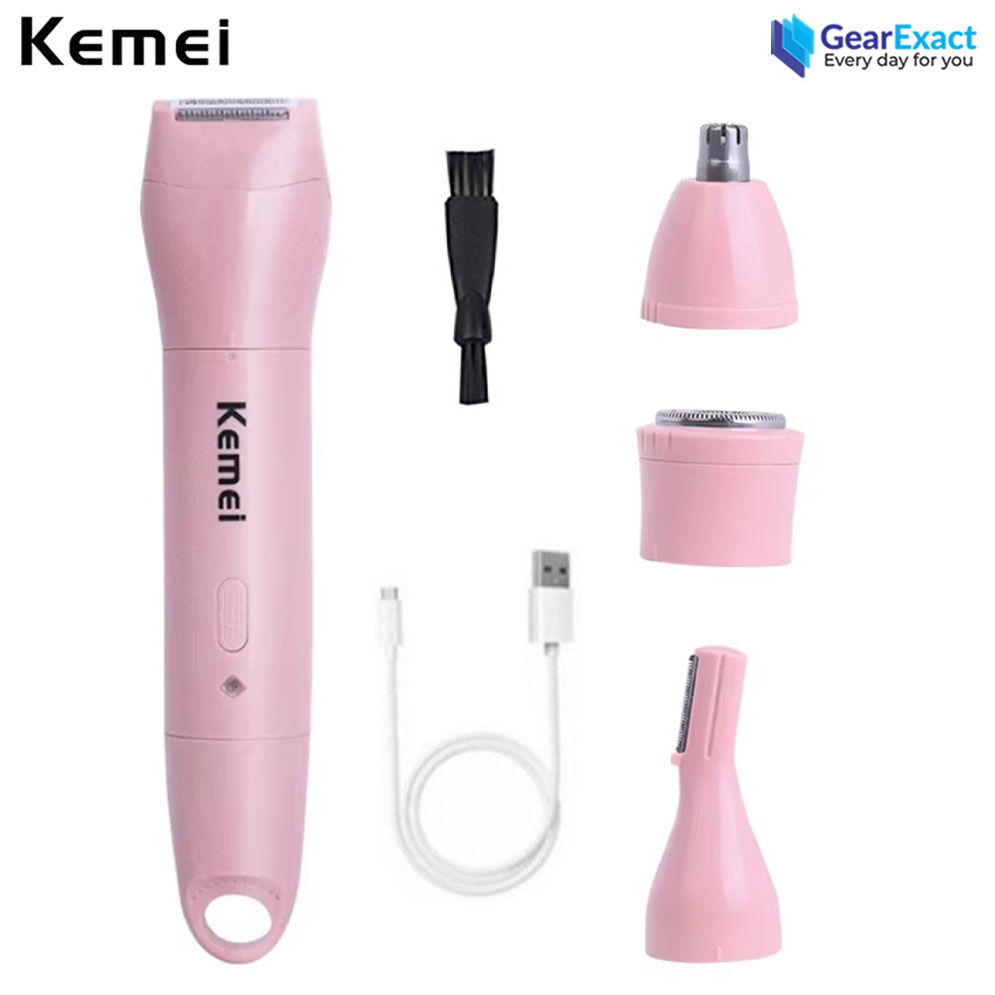 Kemei KM-1916 Lady 4-in-1 Personal Cleaning Kit for Women