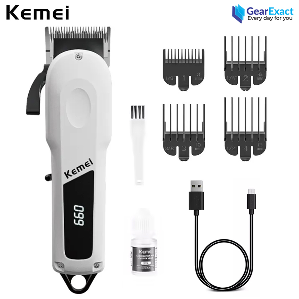 Kemei KM-807 Professional Hair Clipper and Beard Trimmer Salon Series for Men