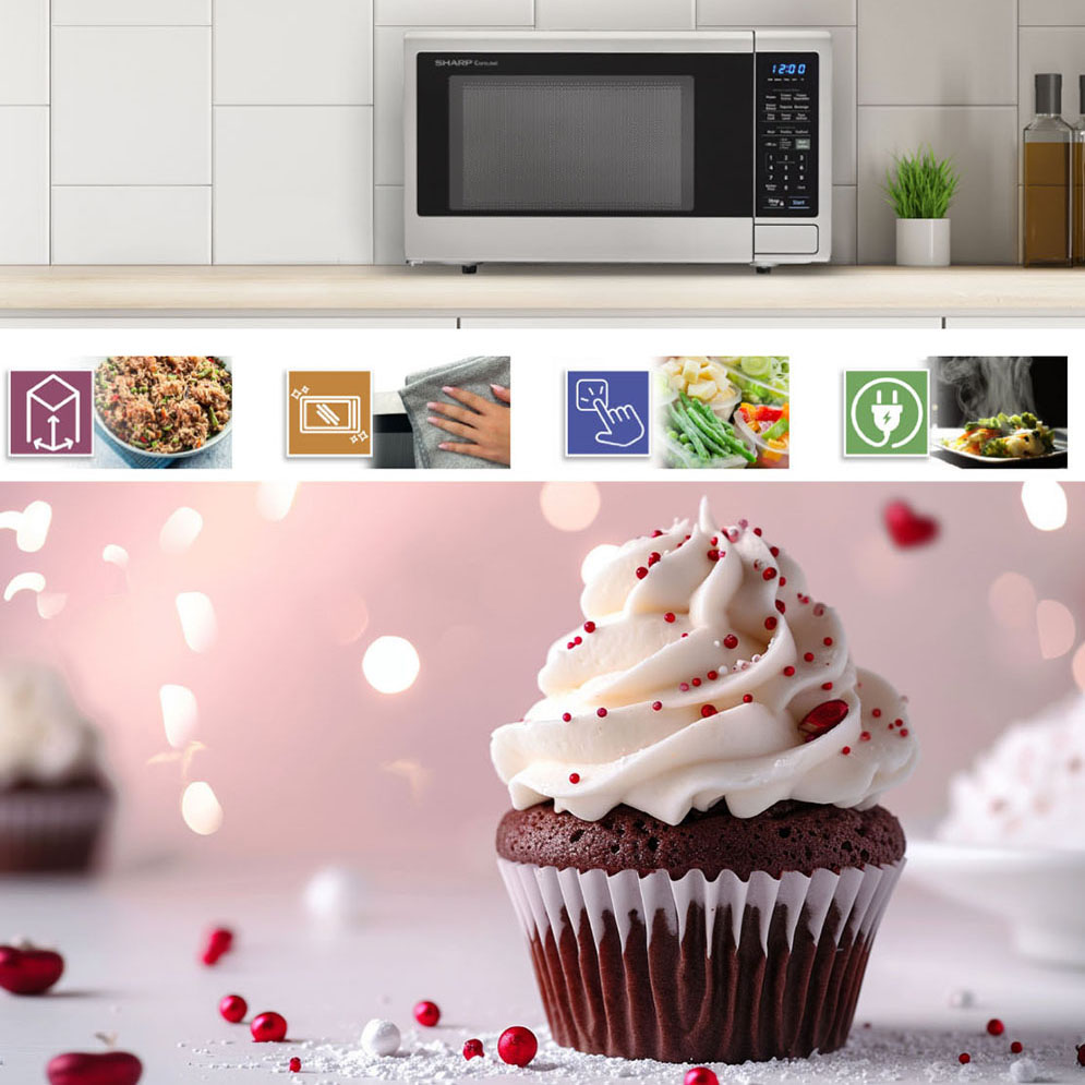 Sharp R-34CT(ST) Digital Solo Microwave Oven | 34-Liter