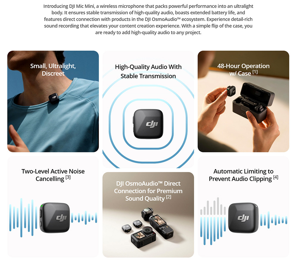 DJI Mic Mini Wireless Microphone