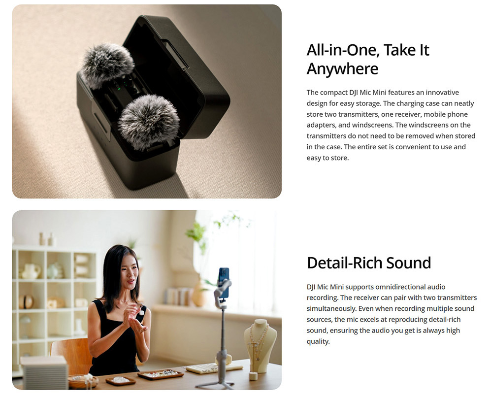 DJI Mic Mini Wireless Microphone