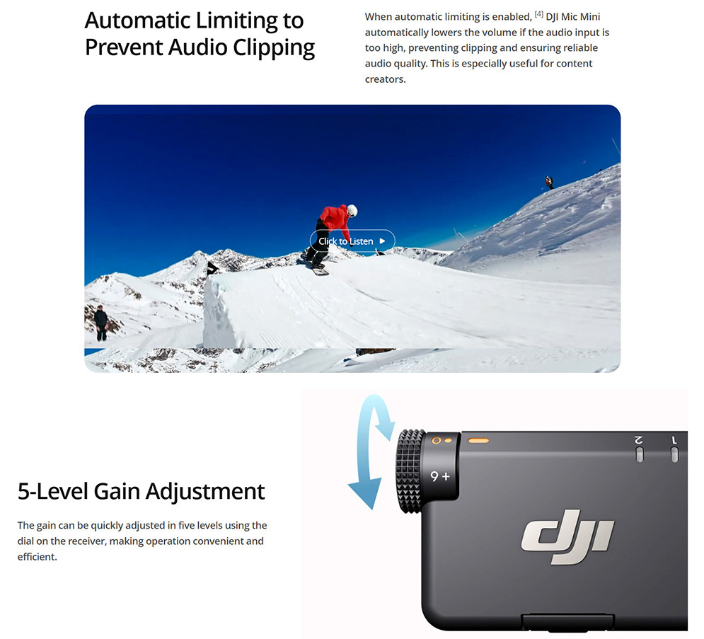 DJI Mic Mini Wireless Microphone