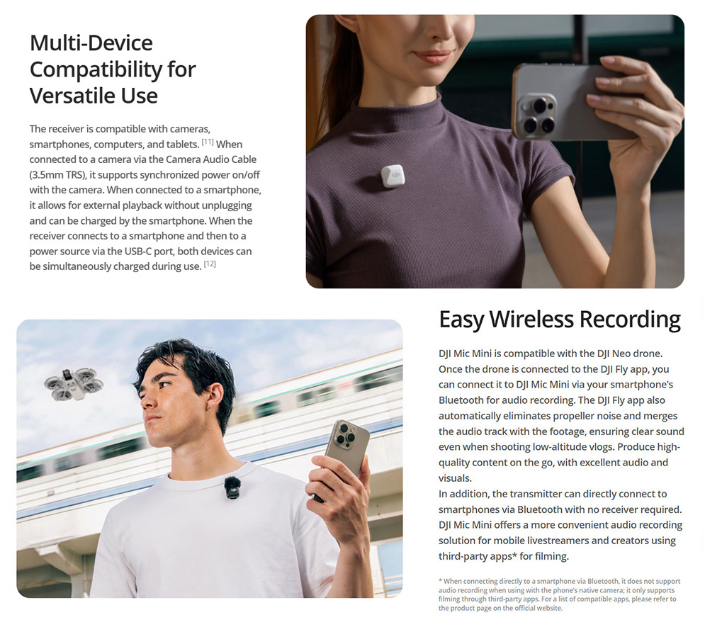 DJI Mic Mini Wireless Microphone