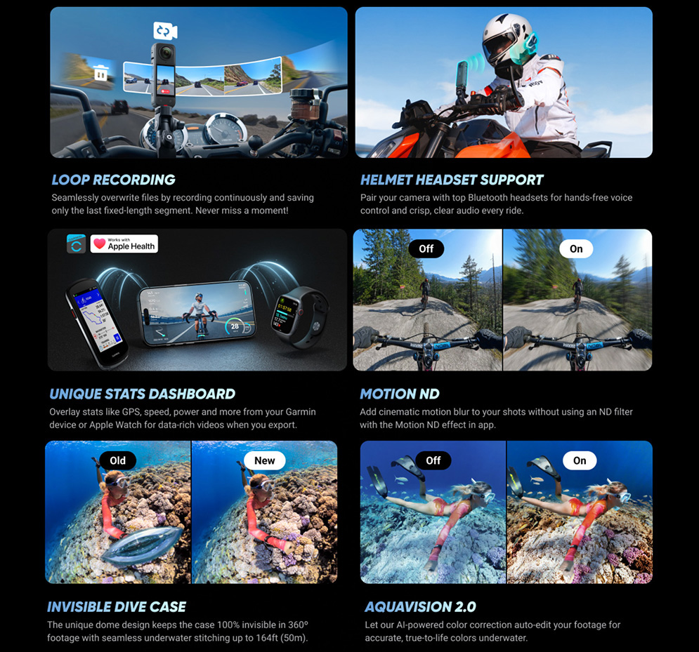 Insta360 X4 Waterproof 8K 360° Action Camera