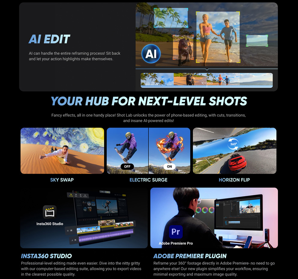 Insta360 X4 Waterproof 8K 360° Action Camera