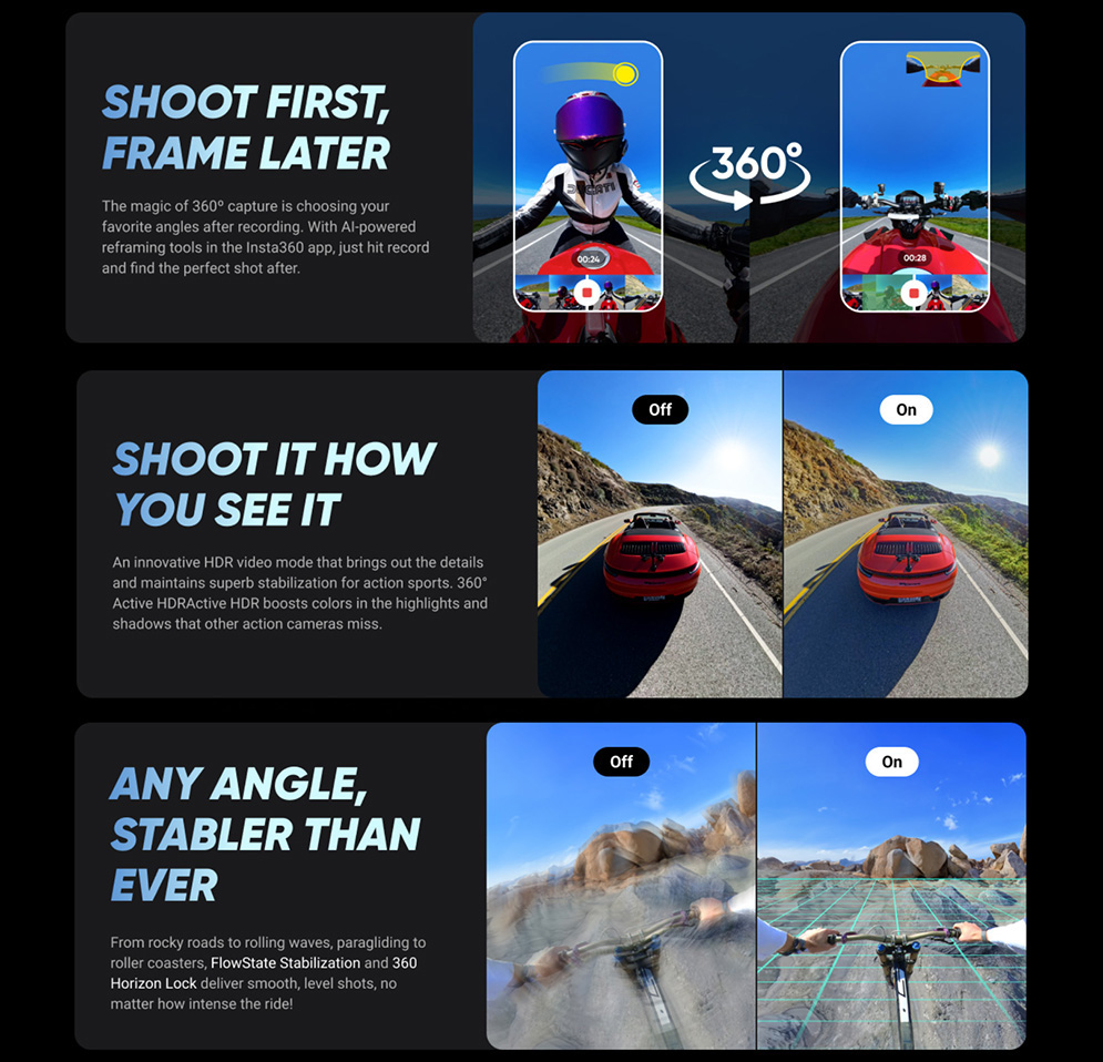 Insta360 X4 Waterproof 8K 360° Action Camera