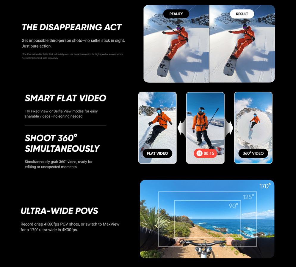 Insta360 X5 Waterproof 8K 360° Action Camera
