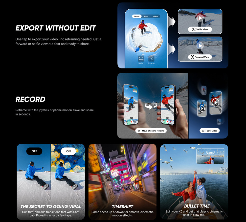 Insta360 X5 Waterproof 8K 360° Action Camera