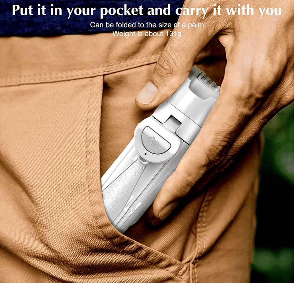 Jmary MT-18 Mini Selfie Stick Tripod with Bluetooth Remote