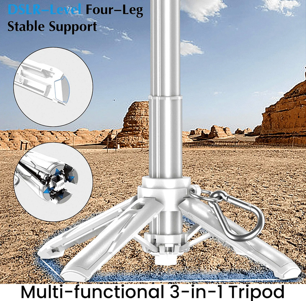 Jmary MT-18 Mini Selfie Stick Tripod with Bluetooth Remote