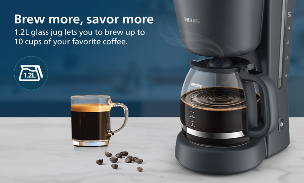 Philips HD7430/90 Drip Coffee Maker Essentials Collection 1000 Series