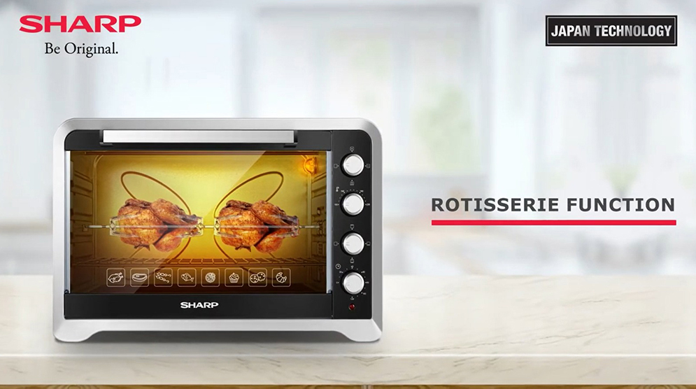 Sharp EO-G120-K3 Electric Oven Durable Galvanized 100 Liter