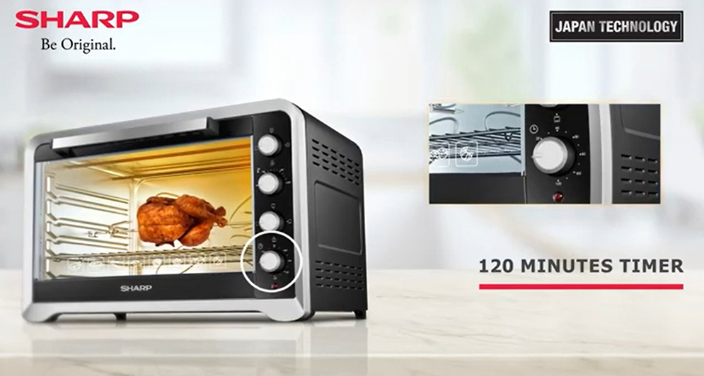 Sharp EO-G120-K3 Electric Oven Durable Galvanized 100 Liter