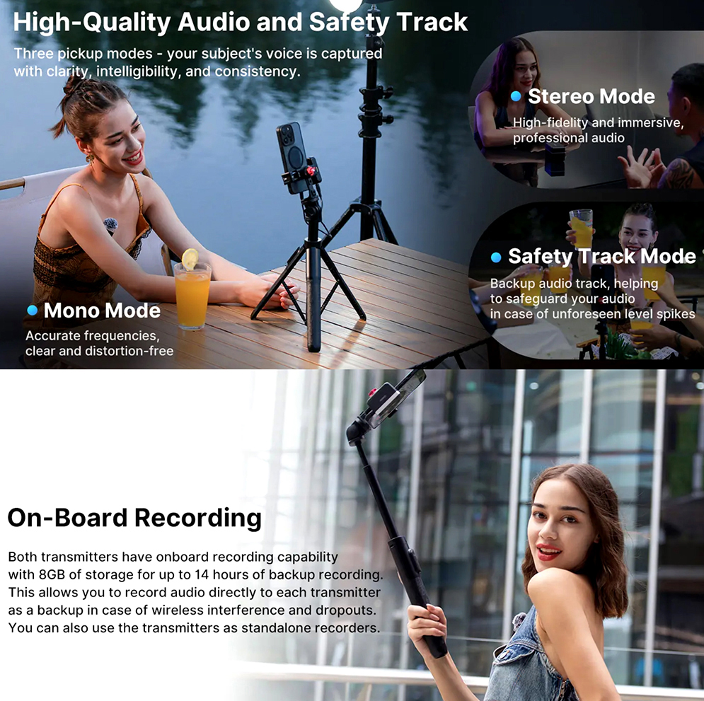 Ulanzi AM18 U-Mic Wireless Lavalier Microphone System