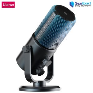 Ulanzi DCM-05 Studio USB Desktop Condenser Microphone with Dynamic RGB Backlight