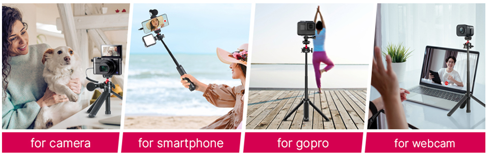 Ulanzi MT-16 Mini Camera Tripod and Selfie Stick with Cold Shoe