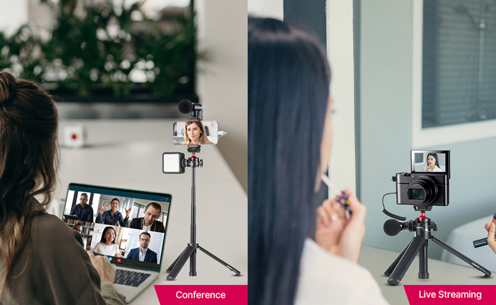 Ulanzi MT-16 Mini Camera Tripod and Selfie Stick with Cold Shoe