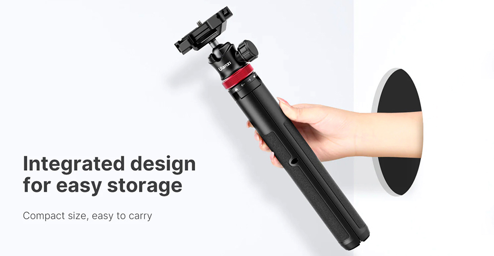 Ulanzi MT-44 Extendable Vlog Tripod and Selfie Stick Vlog Stand