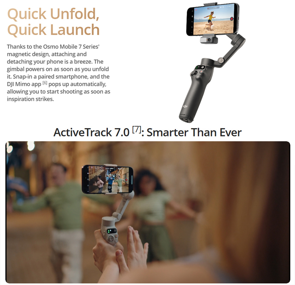 DJI Osmo Mobile 7P Smartphone Gimbal