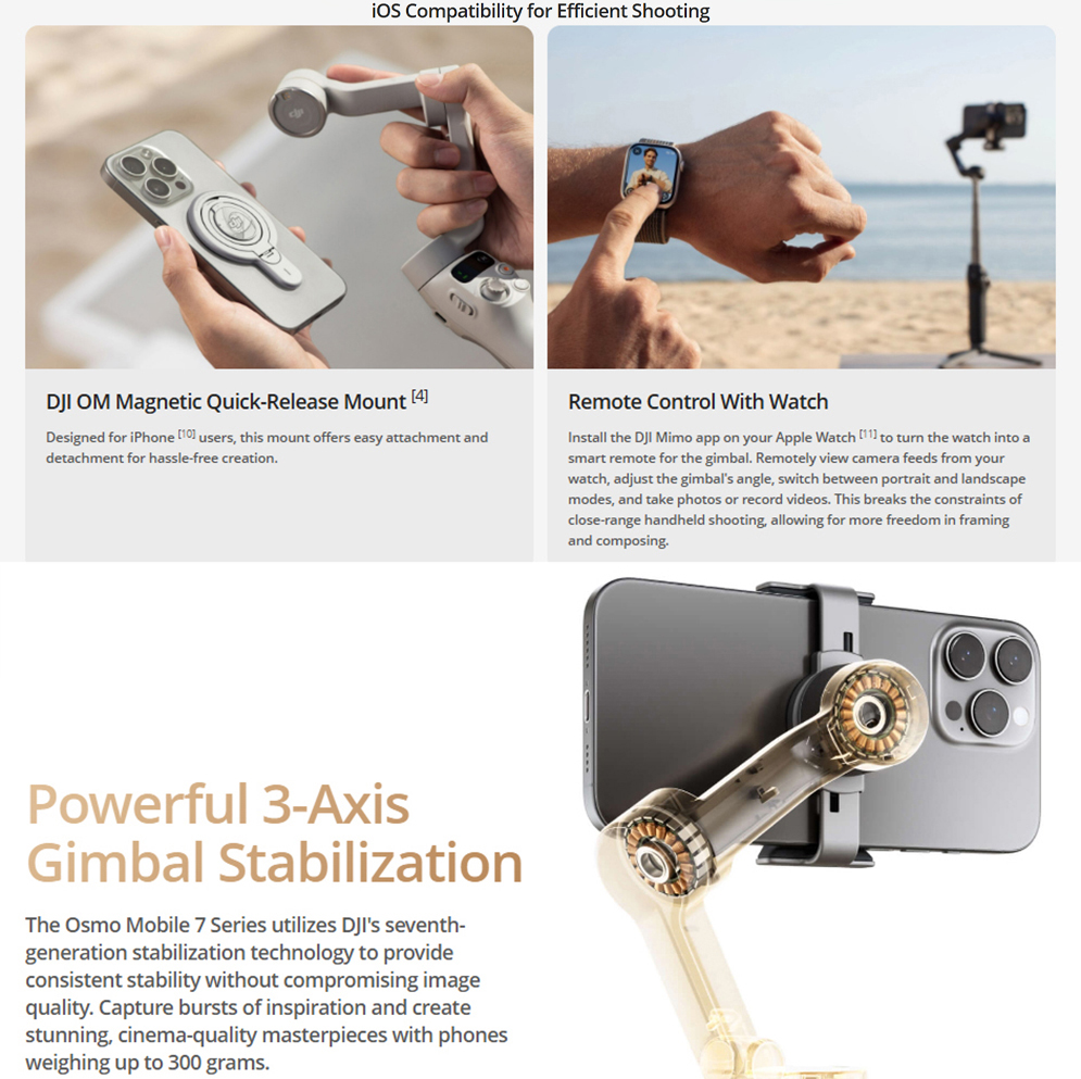 DJI Osmo Mobile 7P Smartphone Gimbal