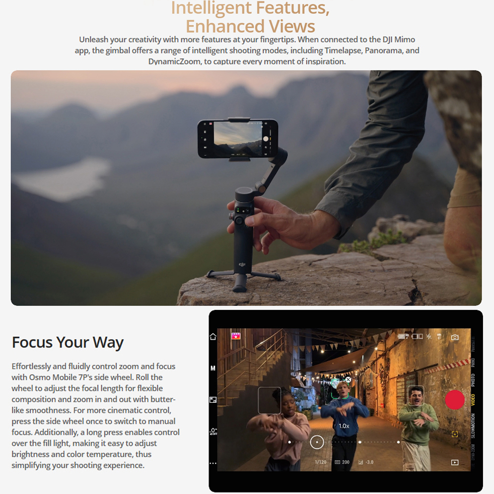 DJI Osmo Mobile 7P Smartphone Gimbal