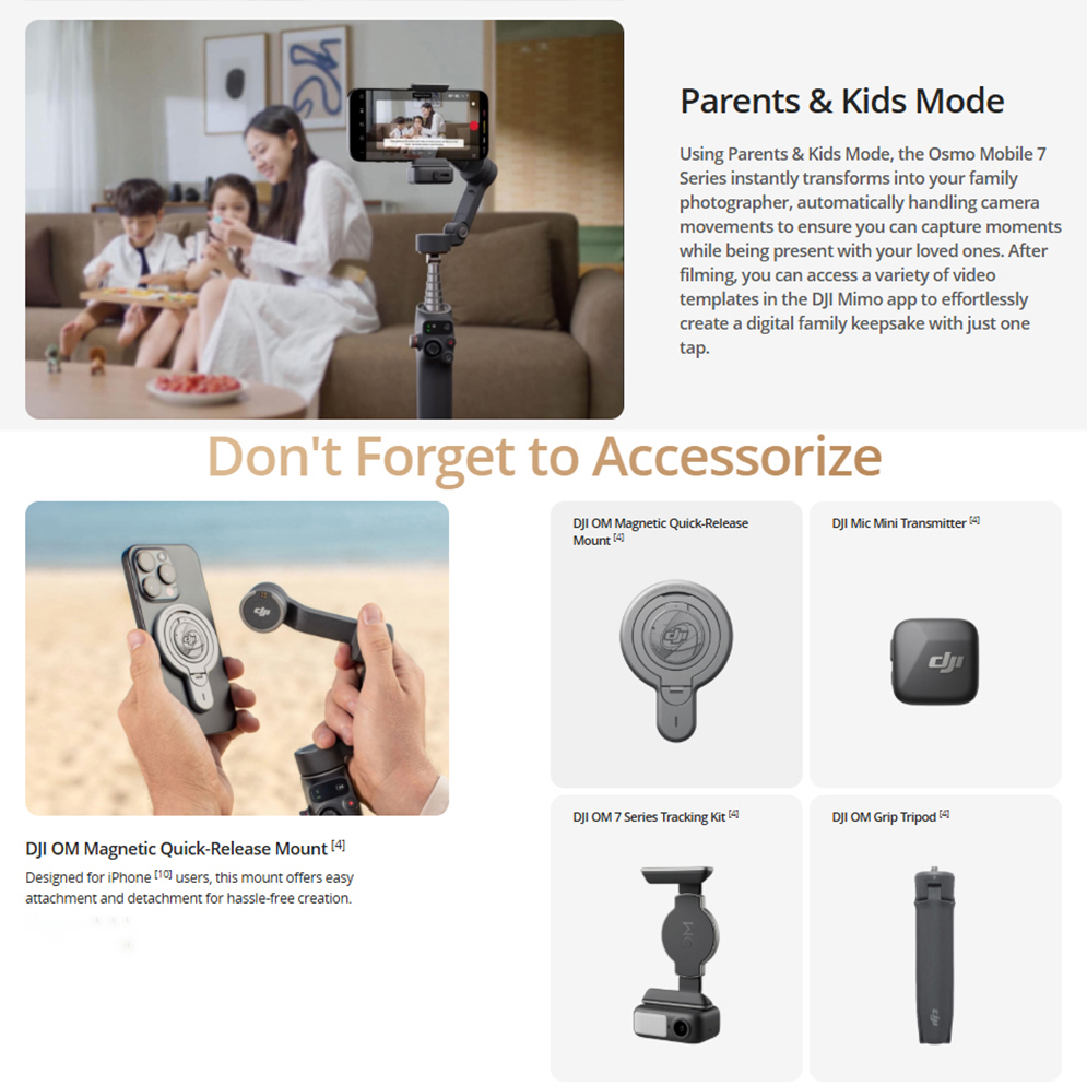DJI Osmo Mobile 7P Smartphone Gimbal