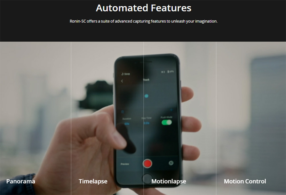 DJI Ronin-SC Handheld 3-Axis Camera Gimbal Stabilizer