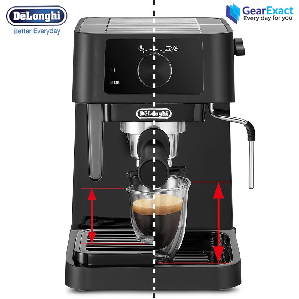 De'Longhi Stilosa Traditional Barista Manual Pump and Cappuccino  Coffee Machine