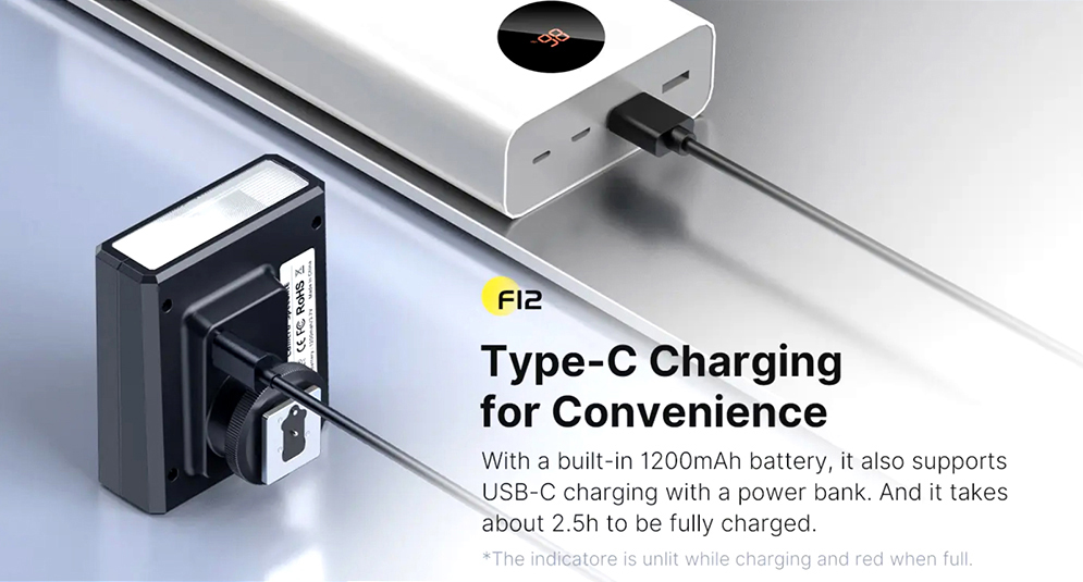 Ulanzi F12 Mini Camera Flash Speedlite