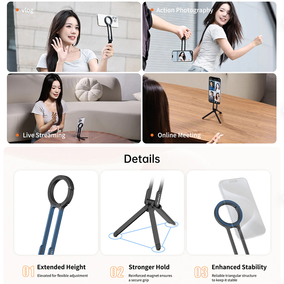 Ulanzi MA30 Carabiner-Mounted Phone Tripod