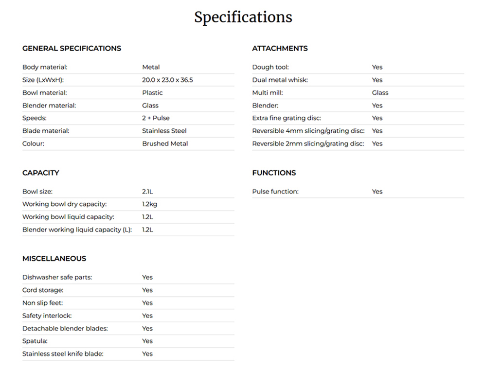Kenwood FDM302SS MultiPro Compact Food Processor with Thermo-Resist Glass Blender