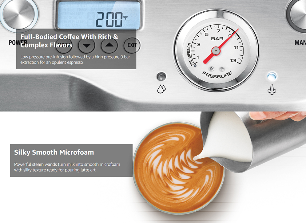 Breville BES920 Dual Boiler Espresso Machine