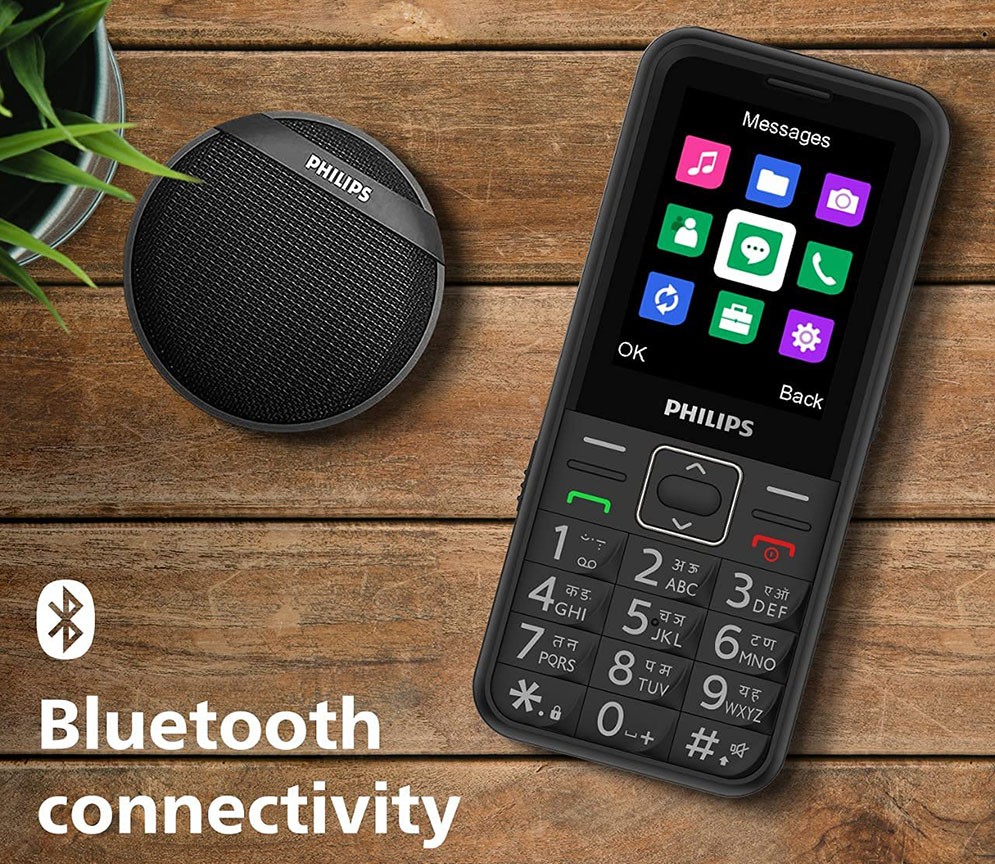 Philips Xenium E209 Multimedia Feature Keypad Mobile with Dual SIM